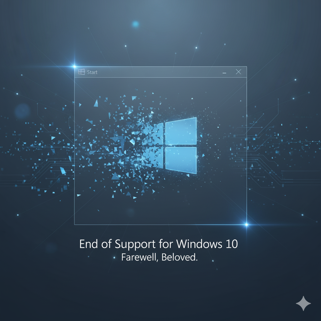 پایان پشتیبانی از ویندوز10 خداحافظ ویندوز دوست داشتنی❤️
